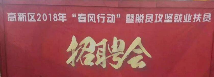 高新区开展春风行动专场招聘会