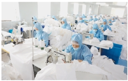 辽企积极扩大防疫物资产能
