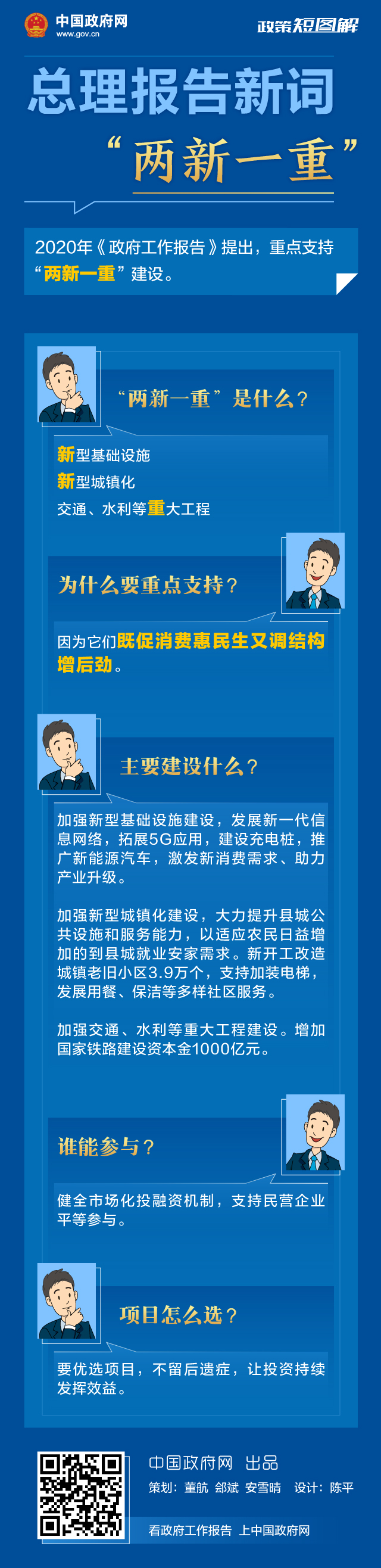 总理报告新词：“两新一重”
