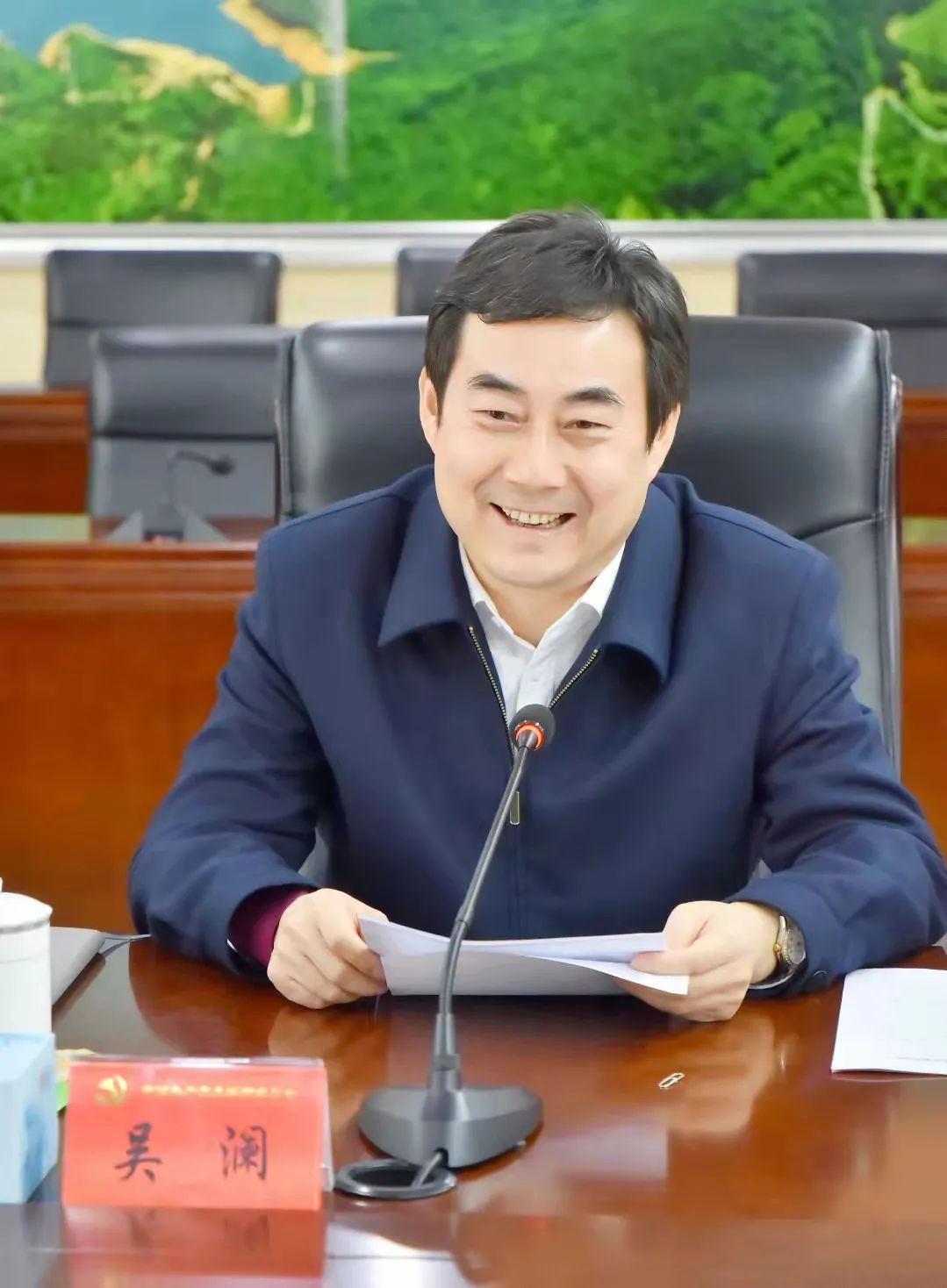吴澜会见上实集团总裁周军一行