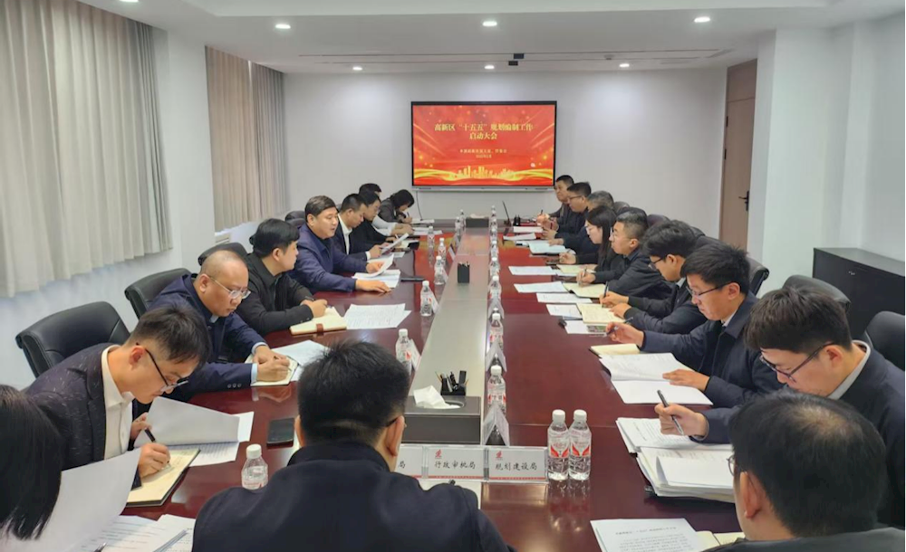 【药都要闻】高新区召开“十五五”规划编制启动会