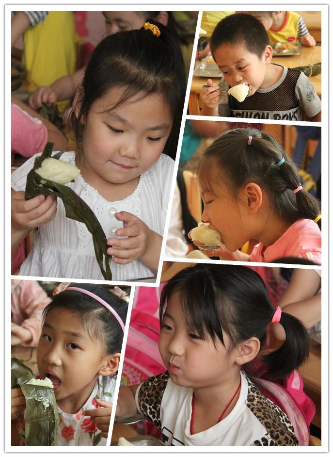 药都中心幼儿园师生包粽子迎端午 感受祖国传统文化