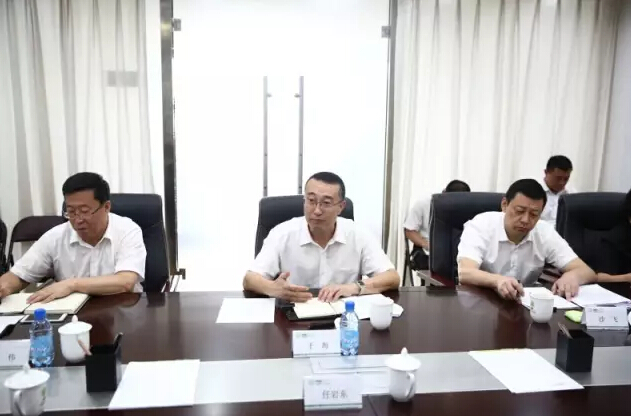 于海会见北京四圣心源医养投资公司董事长