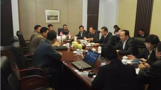 于海会见中电数据服务有限公司副总经理江海一行